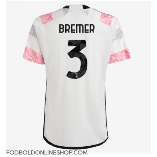 Juventus Gleison Bremer #3 Udebanetrøje 2023-24 Kortærmet